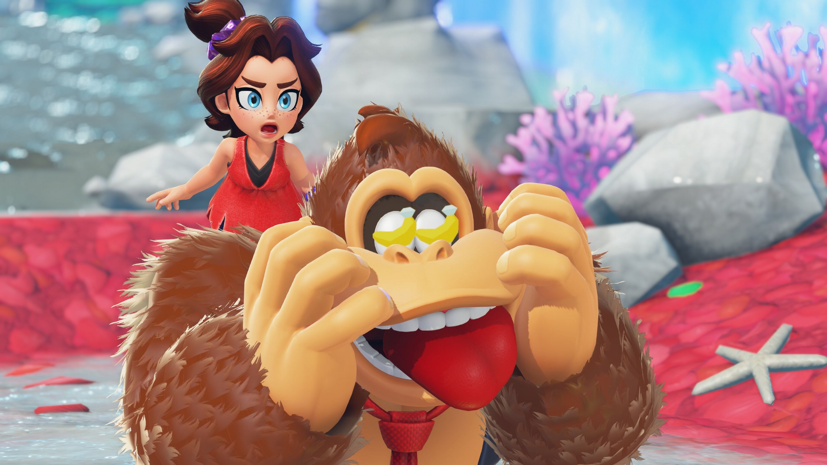 Donkey Kong Bananza's chaotic co-op gives your kid way too much power